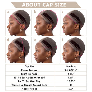Wig Cap with Grip Band for Keeping Wigs in Place, More Full Cap-Wide Transparent Lace for Lace Front Wigs