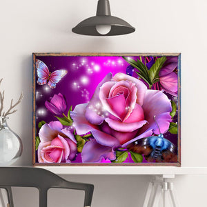 Mosaic Cross Stitch Needlework Wall Art - Dazzling Beauty Solution