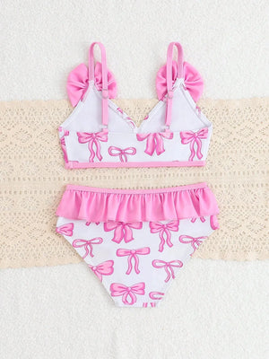Girls’ Spaghetti Strap Tank Top & Triangle Bottoms – Summer Swim Set - Dazzling Beauty Solution