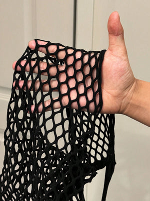 Bamgleam Women'S Black Crochet Hollow Out Backless Jumpsuit, Sexy Sleeveless Beach Vacation Cover Up