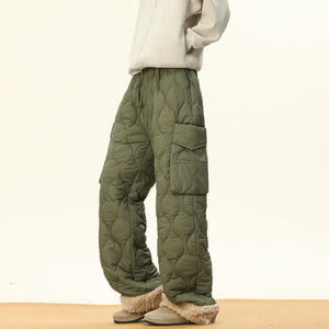 Men’s Winter Cotton Straight Pants - Dazzling Beauty Solution