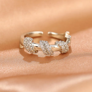 Niche Opening Adjustable Non-fading Cross Ring - Dazzling Beauty Solution