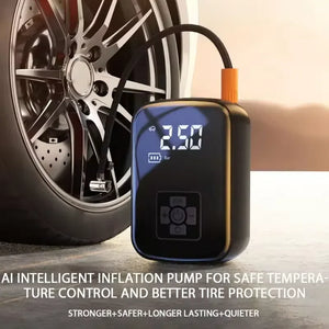 Wireless Tire Inflator – 150PSI, 5 Modes, LED & Auto Stop - Dazzling Beauty Solution