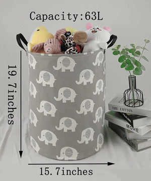 Kids Laundry Hamper & Storage Bin – Foldable Toy Organizer for Nursery & Playroom - Dazzling Beauty Solution