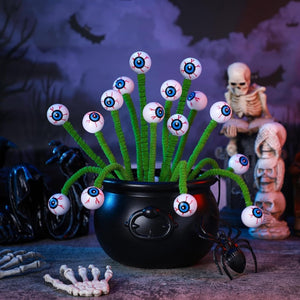 Halloween Three-dimensional Eye Beads Twig Cutting Bouquet Creative Funny Decoration - Dazzling Beauty Solution