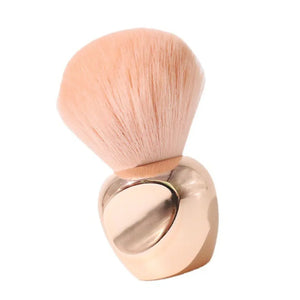 Rose Gold Multipurpose Makeup Brush – Soft Fiber Foundation, Blush & Powder Brush - Dazzling Beauty Solution