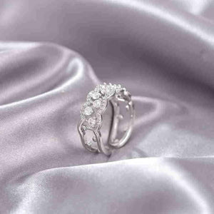 Niche Opening Adjustable Non-fading Cross Ring - Dazzling Beauty Solution