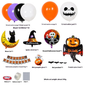 Halloween Hanging Flag Balloon Set Party Decoration Supplies - Dazzling Beauty Solution
