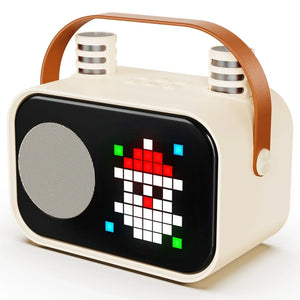 JYX Mini Karaoke Machine with 2 Mics – Bluetooth, LED Display, Portable Speaker - Dazzling Beauty Solution