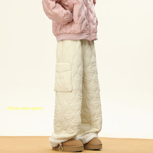 Men’s Winter Cotton Straight Pants - Dazzling Beauty Solution