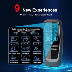 Electric Muscle Stimulator Tens Physiotherapy Acupuncture Body Massage Therapy Slimming Machine Relief Massager