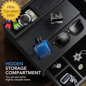 3-Tier Cologne Organizer with Velvet Lining - Dazzling Beauty Solution