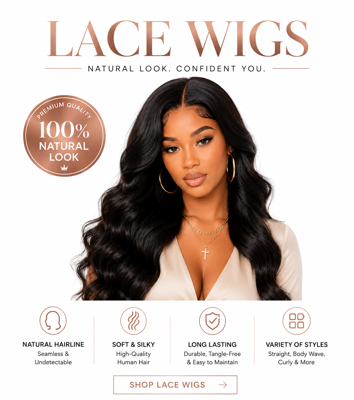 Glueless LACE WIGS