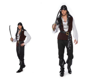 Men's Cosplay Clothes Halloween Pirates Of The Caribbean Clothing - Dazzling Beauty Solution