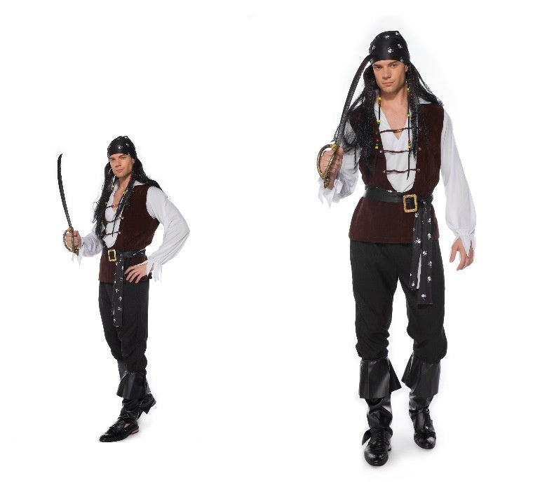 Men's Cosplay Clothes Halloween Pirates Of The Caribbean Clothing - Dazzling Beauty Solution