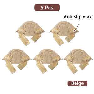 Wig Cap with Grip Band for Keeping Wigs in Place, More Full Cap-Wide Transparent Lace for Lace Front Wigs
