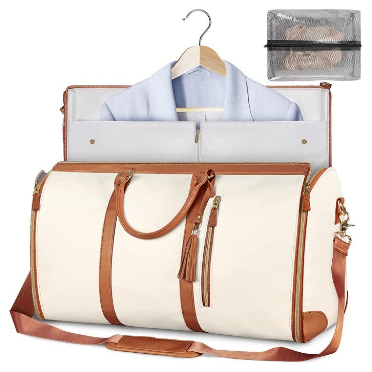 Women’s Large Capacity Travel Duffle Bag – Waterproof Foldable Suit Tote - Dazzling Beauty Solution