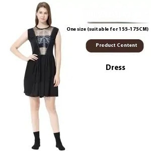 Halloween Costume – Polyester Party Outfit (One Size & XL) - Dazzling Beauty Solution