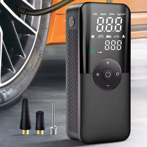 Rechargeable Air Pump Tire Inflator Portable Compressor Digital Cordless Car Tyre Inflator for Motocycle Bicycle Balls - Dazzling Beauty Solution