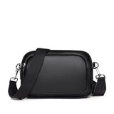 Trendy Multi-Layer Leather Crossbody – Small Square Bag (5 Colors) - Dazzling Beauty Solution