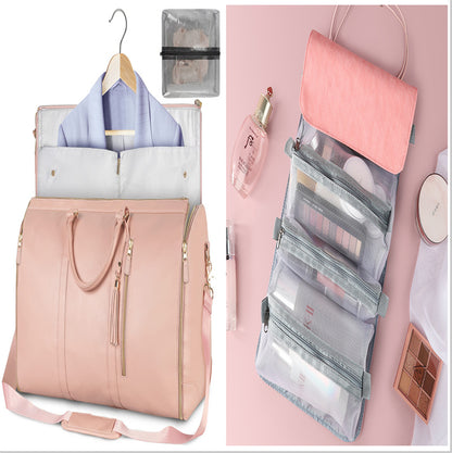 Women’s Large Capacity Travel Duffle Bag – Waterproof Foldable Suit Tote - Dazzling Beauty Solution