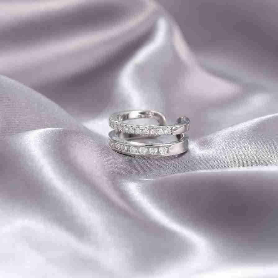 Niche Opening Adjustable Non-fading Cross Ring - Dazzling Beauty Solution