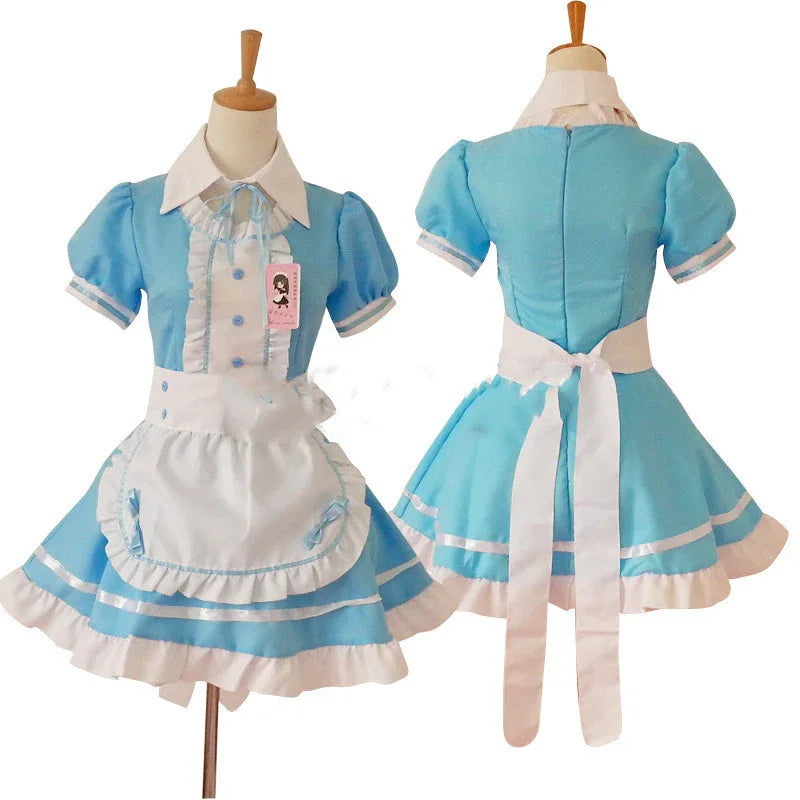 Black and white maid anime costume - Dazzling Beauty Solution