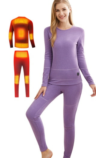Unisex Electric Heating Thermal Underwear Suit – Intelligent Temperature Control for Autumn & Winter - Dazzling Beauty Solution