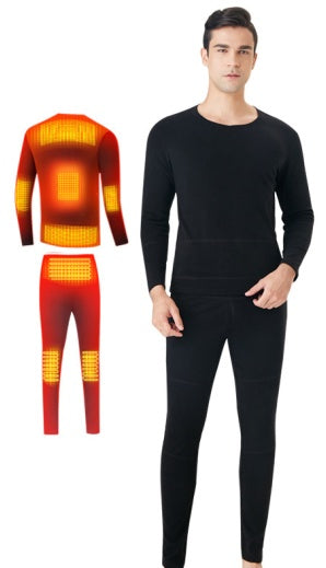 Unisex Electric Heating Thermal Underwear Suit – Intelligent Temperature Control for Autumn & Winter - Dazzling Beauty Solution