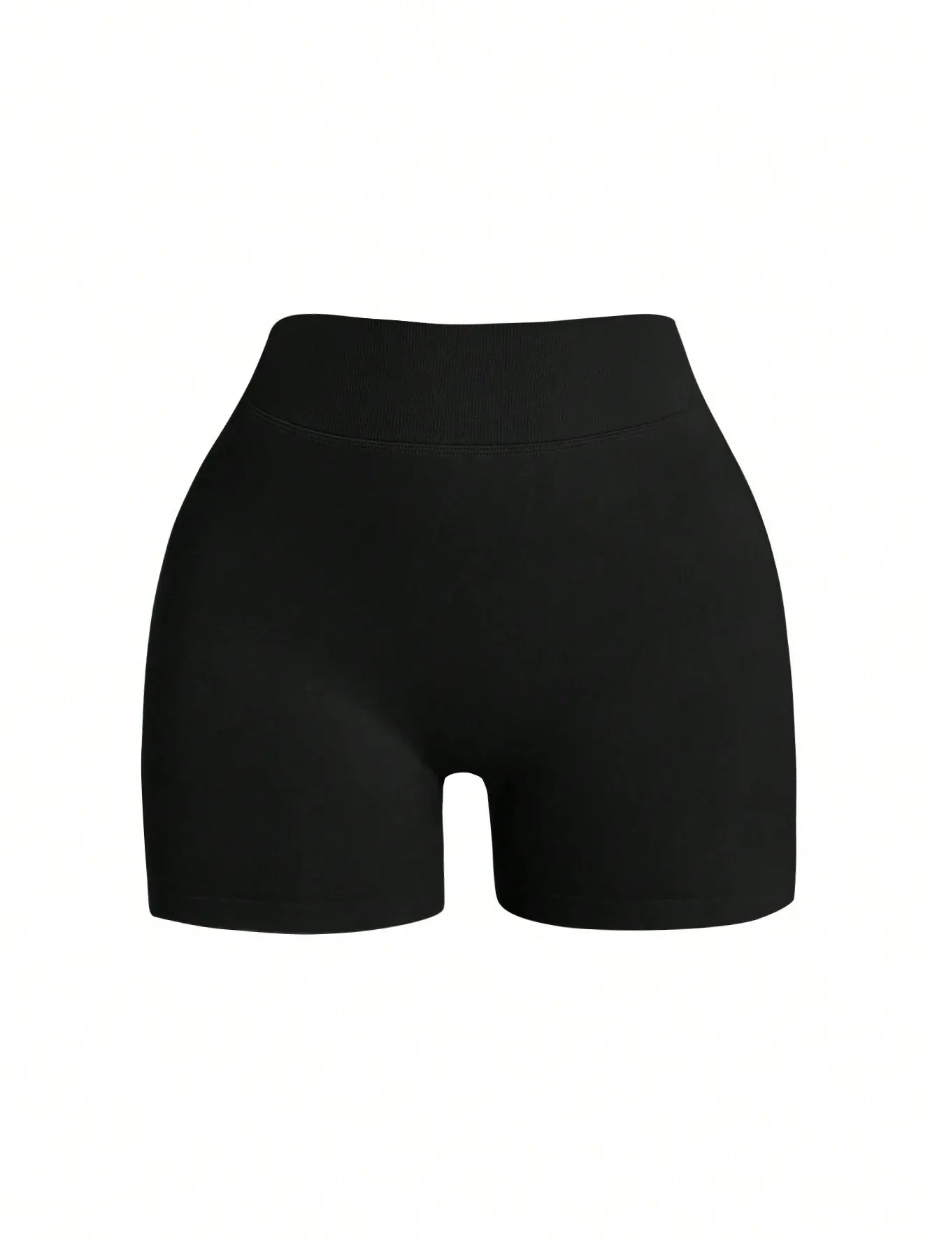 Women'S Plain Seamless V-Waist Daily Fitness Sports Shortswomen Sweat Short, Gym Short, Biker Short - Dazzling Beauty Solution