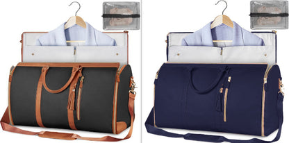 Women’s Large Capacity Travel Duffle Bag – Waterproof Foldable Suit Tote - Dazzling Beauty Solution