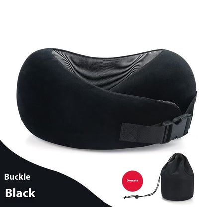 Snail U-Shaped Memory Foam Travel Pillow – 360° Neck Support - Dazzling Beauty Solution