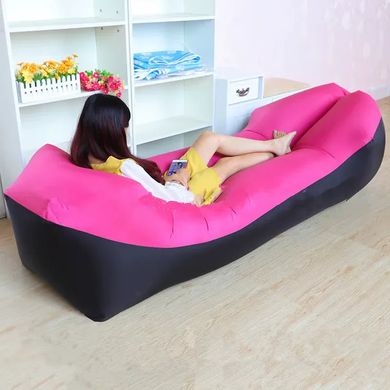 Waterproof Inflatable Air Sofa – Portable Outdoor Sleeping Lounger - Dazzling Beauty Solution