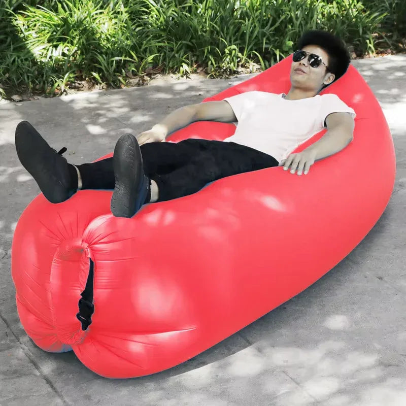 Waterproof Inflatable Air Sofa – Portable Outdoor Sleeping Lounger - Dazzling Beauty Solution