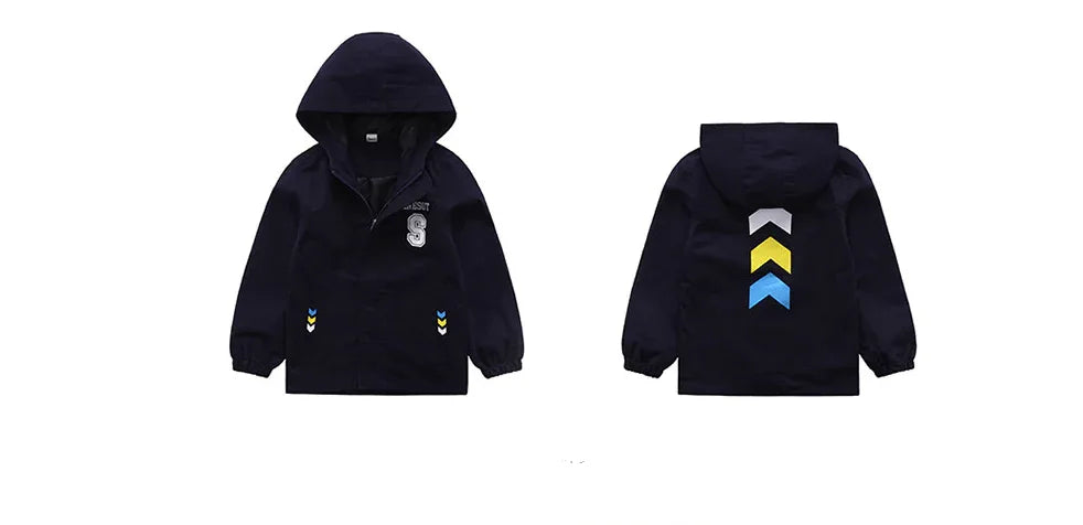 Kids Winter Windbreaker Jacket | Warm Velvet Coat for Boys - Dazzling Beauty Solution