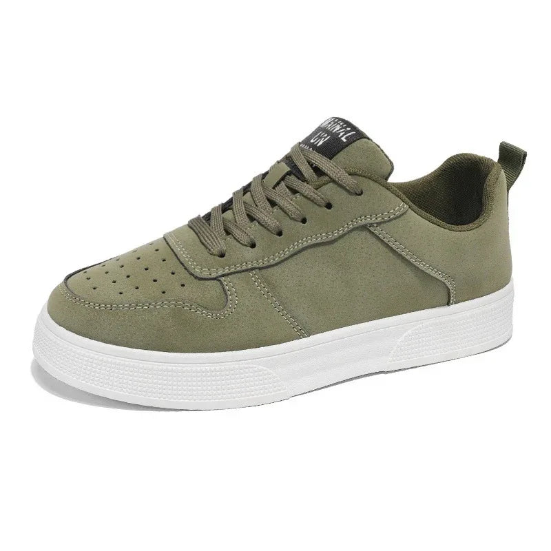 Men’s Casual Lace-Up Sneakers – Round-Toe Walking Shoes - Dazzling Beauty Solution
