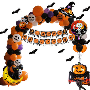 Halloween Hanging Flag Balloon Set Party Decoration Supplies - Dazzling Beauty Solution