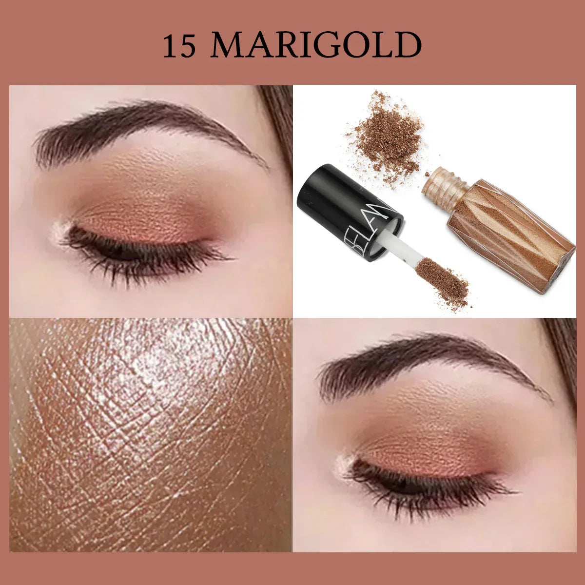 16-Color Loose Powder Eyeshadow Set – Highly Pigmented & Blendable Shades - Dazzling Beauty Solution