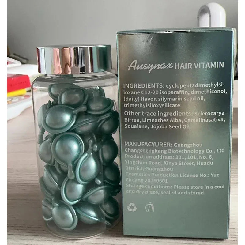 Frizz Control Hair Serum - 50 Capsules - Dazzling Beauty Solution