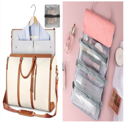 Women’s Large Capacity Travel Duffle Bag – Waterproof Foldable Suit Tote - Dazzling Beauty Solution