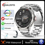 1.85" Ultra HD Smartwatch GPS Bluetooth Call Health Monitoring Watch Gym Gift