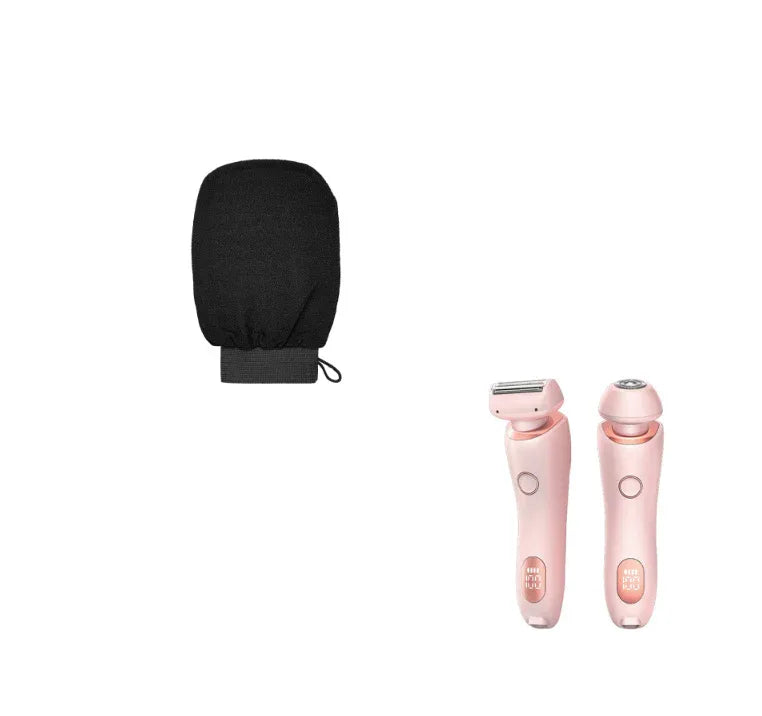 2-in-1 Rechargeable Epilator & Hair Removal Trimmer – Face, Body, Bikini, Legs & Underarms - Dazzling Beauty Solution