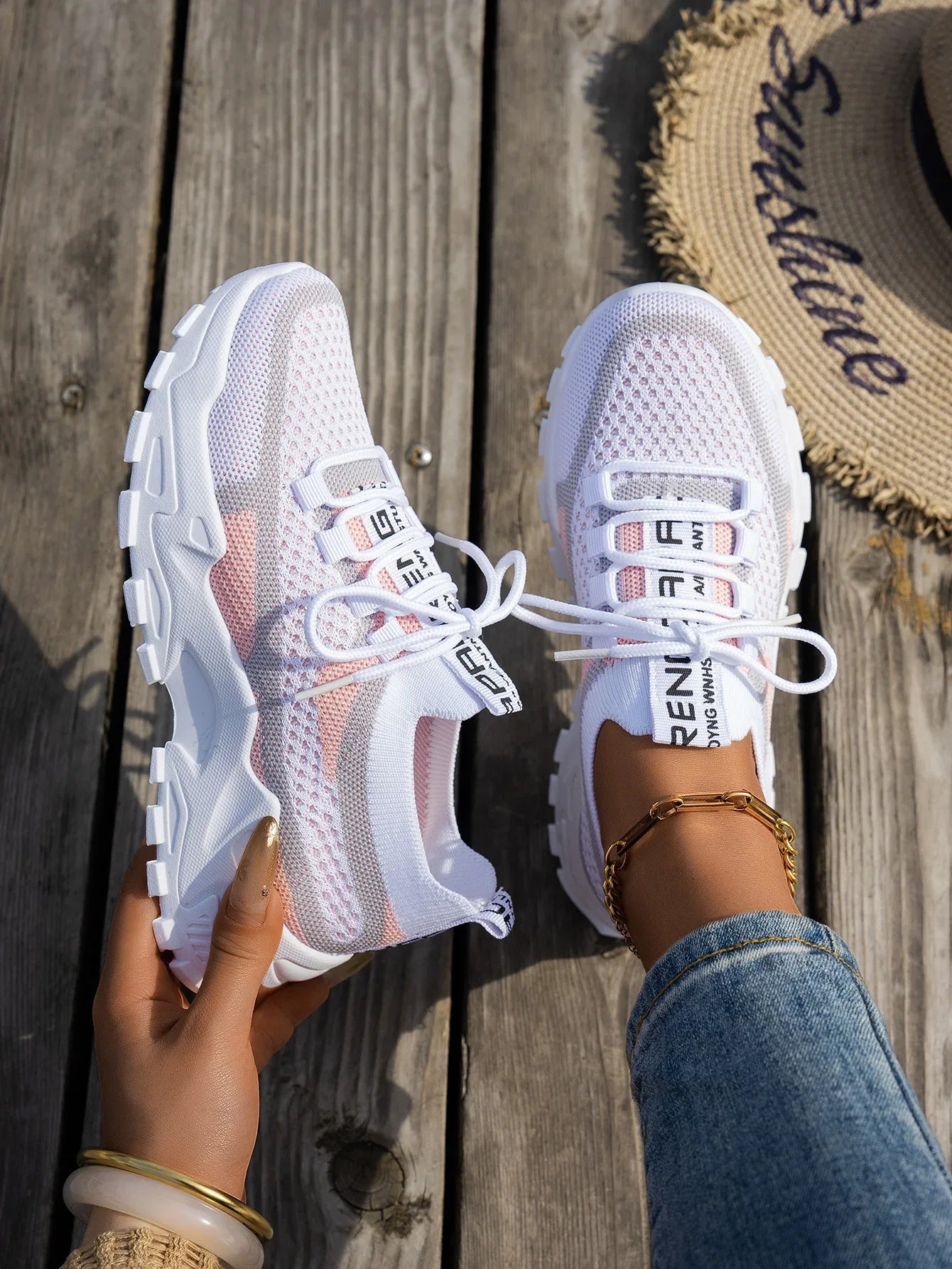 Women’s Breathable Mesh Sneakers for Walking and Running - Dazzling Beauty Solution