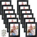 12-Pack Black 3.5x5 Picture Frames - Dazzling Beauty Solution