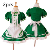 Black and white maid anime costume - Dazzling Beauty Solution