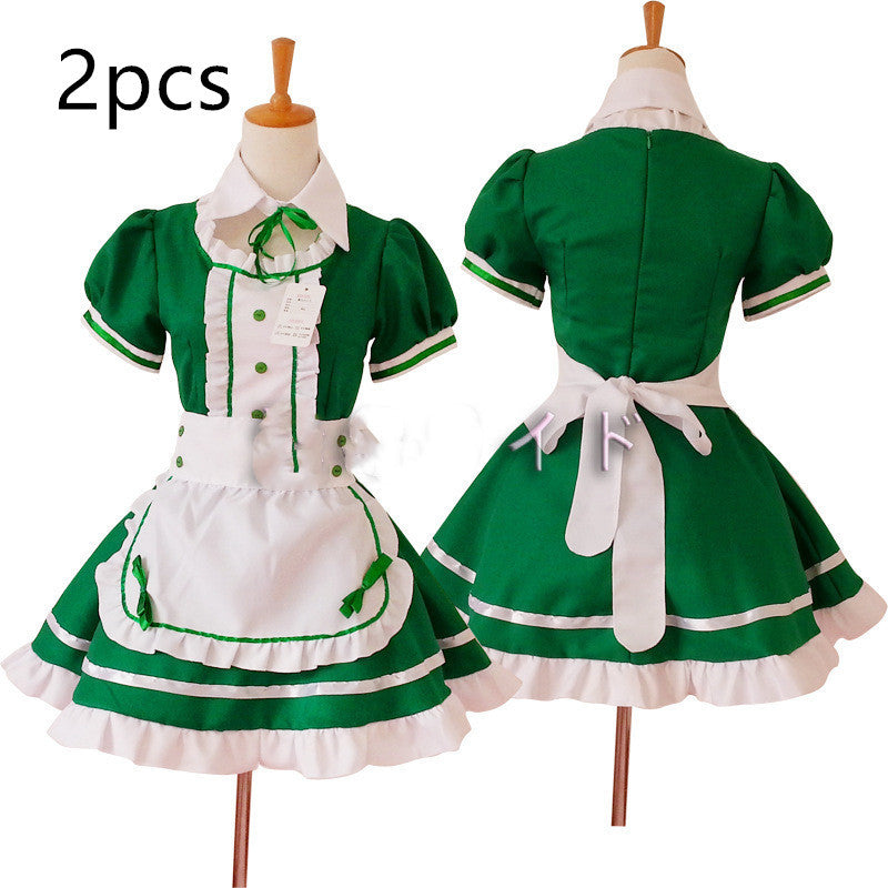 Black and white maid anime costume - Dazzling Beauty Solution