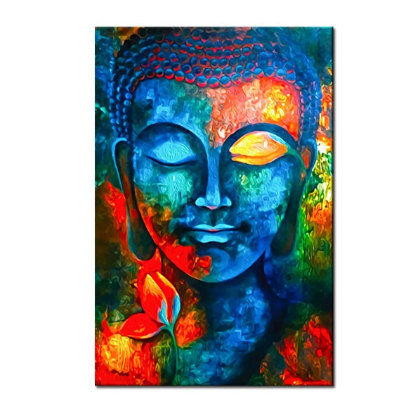 Modern Buddha Wall Art – Canvas Painting & Buddhism Poster for Home Décor - Dazzling Beauty Solution