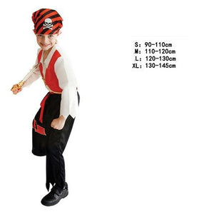 Halloween children's pirate costume - Dazzling Beauty Solution