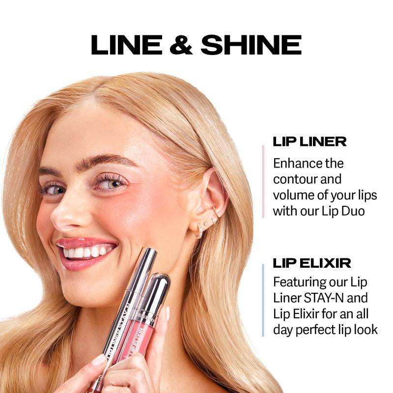 LIP LINER STAY-N - Peel-Off Lip Liner Stain - All Day & Night Lipliner
