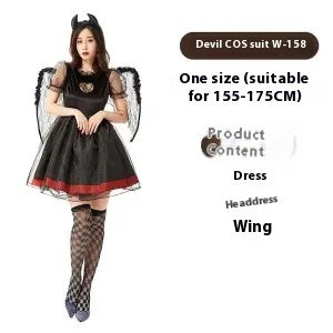 Halloween Costume – Polyester Party Outfit (One Size & XL) - Dazzling Beauty Solution